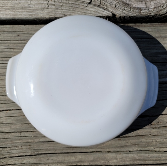 Vtg Fire King MEADOW GREEN 437 Round Dish - Picture 8 of 16